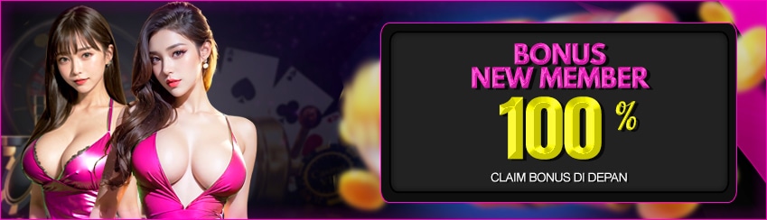 BONUS NEW MEMBER 100% DI DEPAN